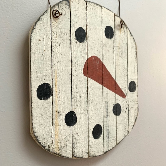 Rustic Wood Snowman - Picture 2 of 4